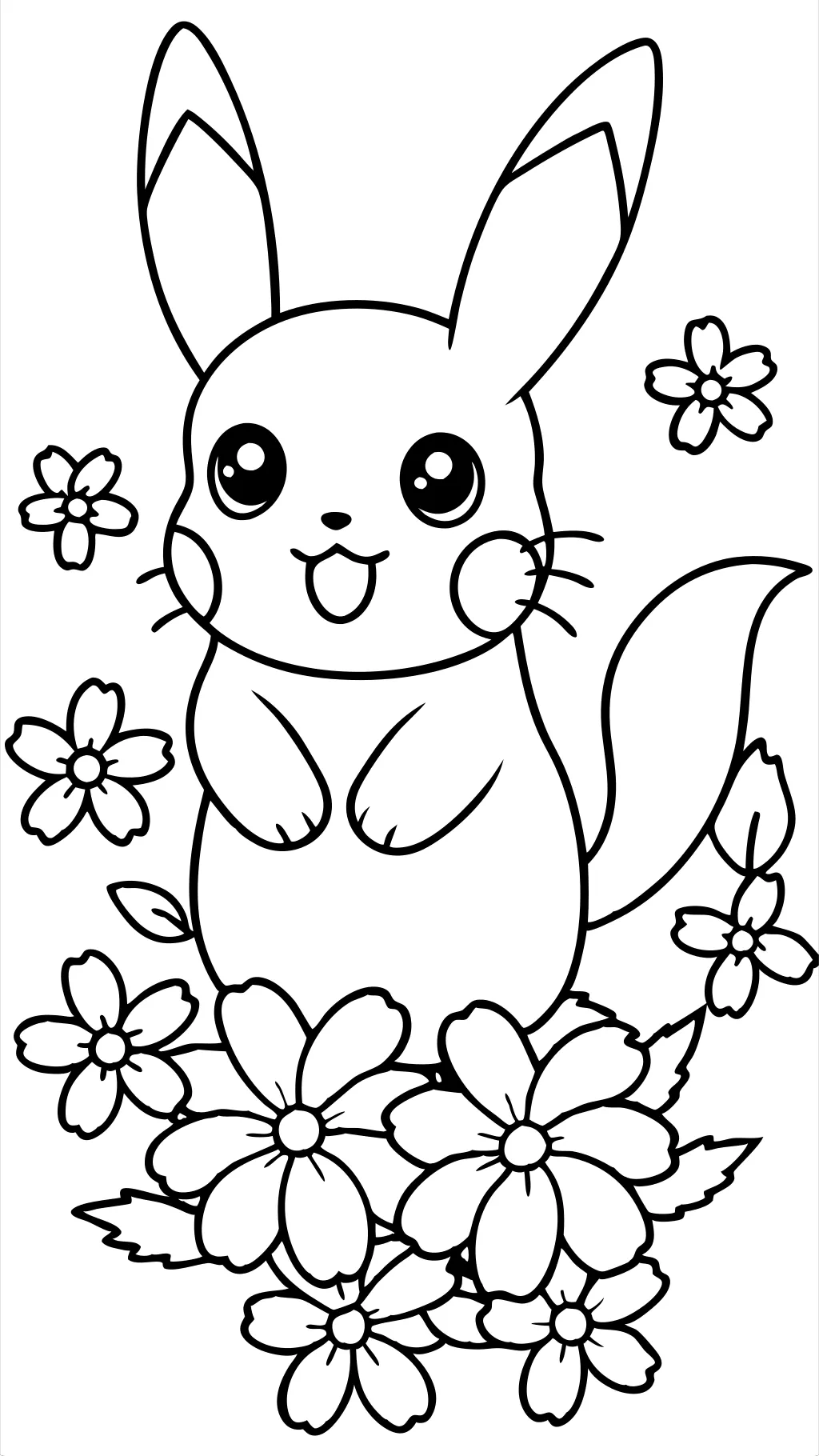 pikachu coloring page